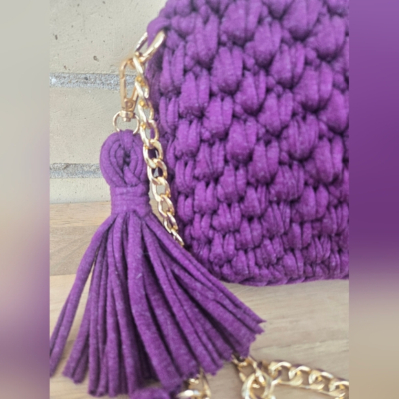 Hand Crafted Crochet Bag - Picture 4 of 8